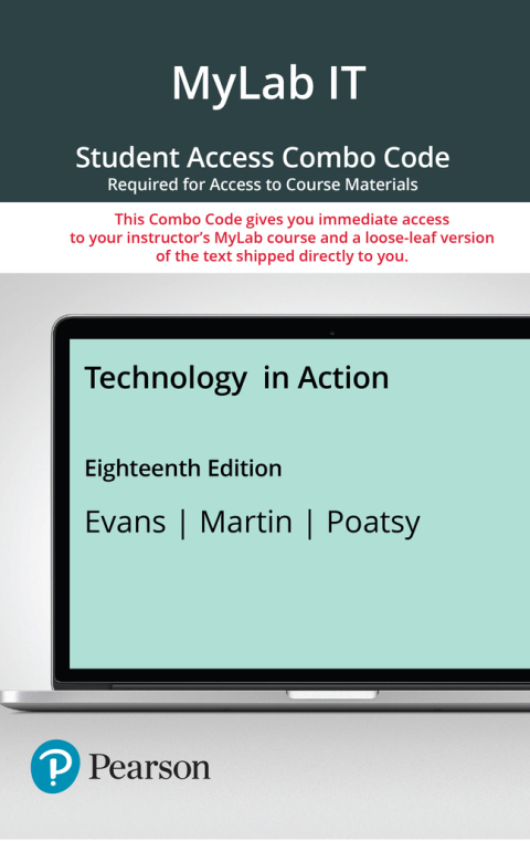 Cover image for book Technology in Action -- MyLab IT with Pearson eText + Print Combo Access Code