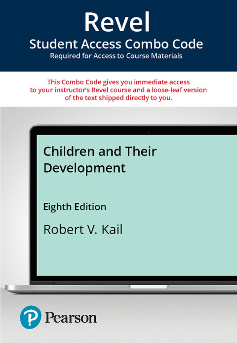 Cover image for book Revel + Print Combo Access Code for Children and their Development