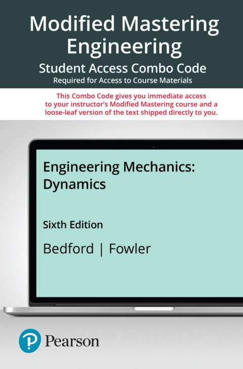 Cover image for book Engineering Mechanics: Dynamics -- Mastering Engineering with Pearson eText + Print Combo Access Code