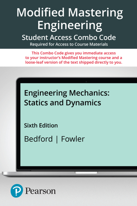 Cover image for book Engineering Mechanics: Statics and Dynamics -- Mastering Engineering with Pearson eText + Print Combo Access Code