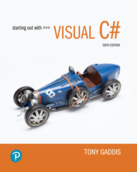Cover image for book Starting out with Visual C#