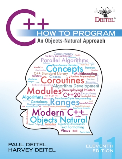 Cover image for book C++ How to Program: An Objects-Natural Approach