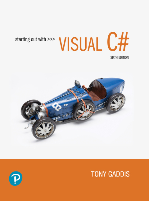 Starting Out W/Visual C#