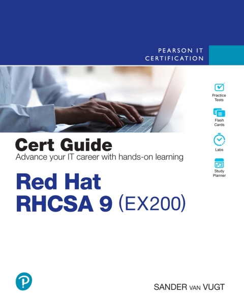Cover image for book Red Hat RHCSA 9 Cert Guide