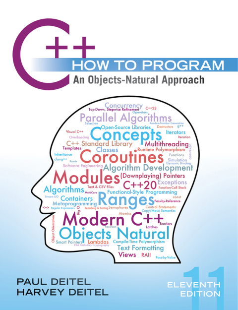 Cover image for book C++ How to Program: An Objects-Natural Approach (Pearson+)