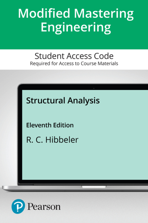 Cover image for book Structural Analysis -- Mastering Engineering with Pearson eText Access Code
