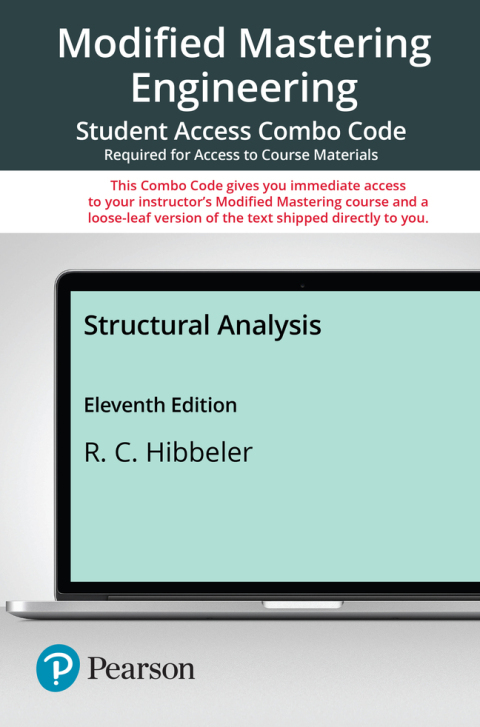 Cover image for book Structural Analysis -- Mastering Engineering with Pearson eText + Print Combo Access Code