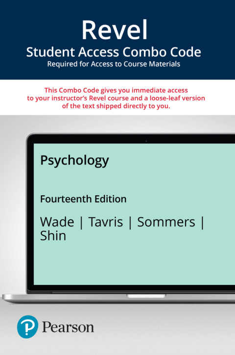 Cover image for book Psychology -- Revel + Print Combo Access Code