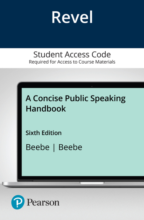 Cover image for book A Concise Public Speaking Handbook -- Revel Access Code
