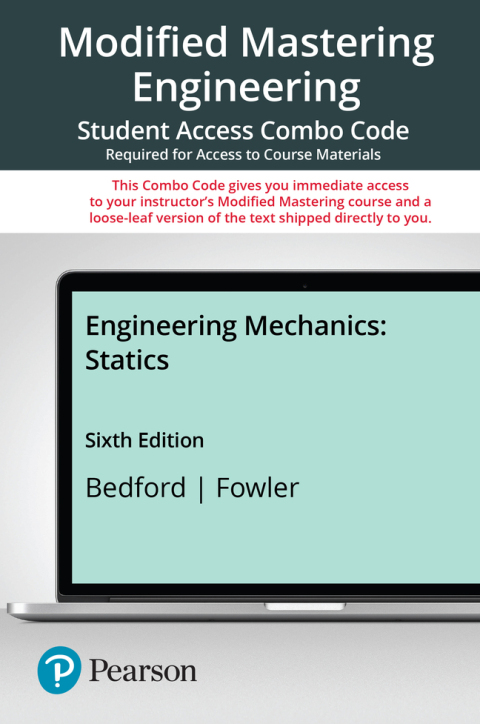 Cover image for book Engineering Mechanics: Statics -- Modified Mastering Engineering with Pearson eText + Print Combo Access Code