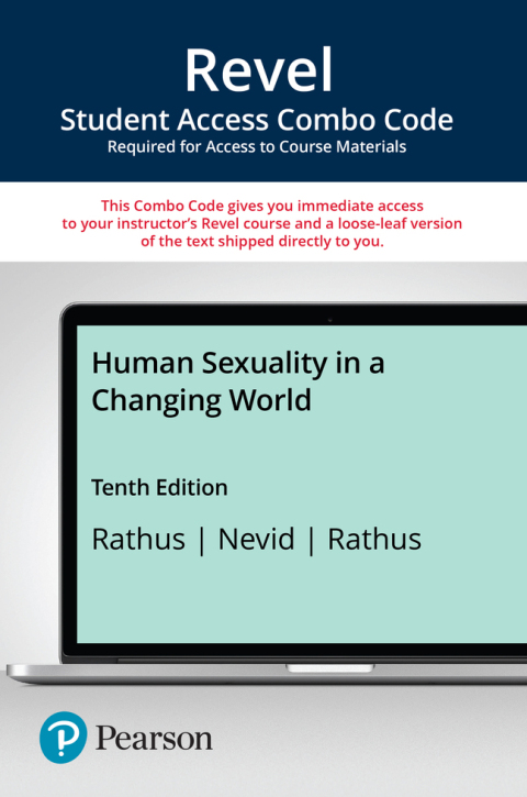 Cover image for book Revel + Print Combo Access Code for Human Sexuality in a Changing World