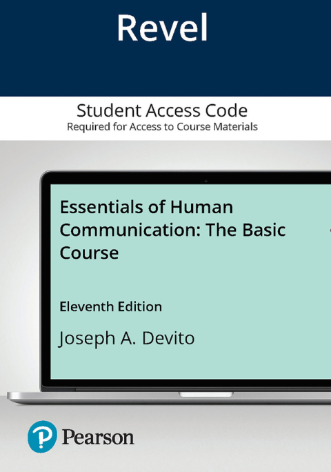 Cover image for book Essentials of Human Communication: The Basic Course -- Revel Access Code