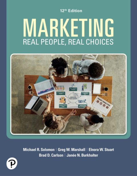 Cover image for book Marketing: Real People, Real Choices (Pearson+)