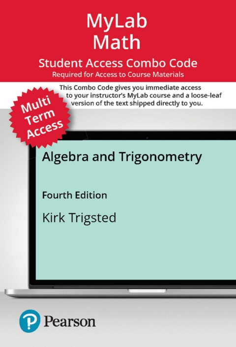 Cover image for book MyLab Math with Pearson eText (up to 24 months) + Print Combo Access Code for Algebra & Trigonometry with Interactive Assignments