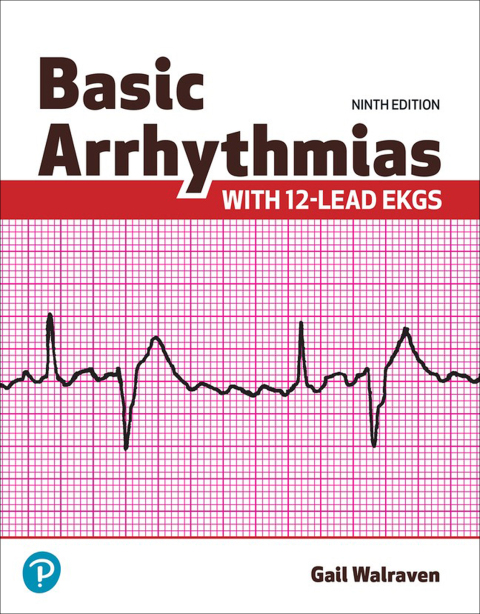 Cover image for book Basic Arrhythmias With 12-Lead EKGs