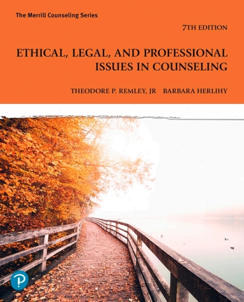 Cover image for book Ethical, Legal, and Professional Issues in Counseling
