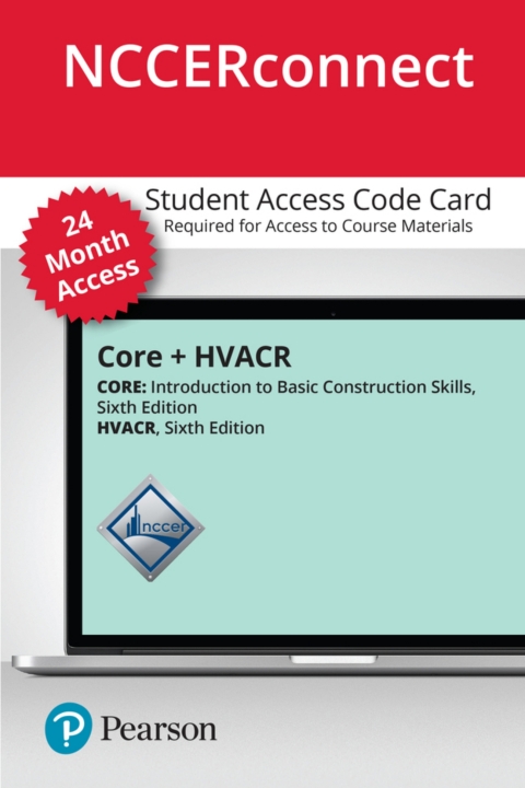 Cover image for book Core + HVACR Level 1 -- NCCERconnect with Pearson eText Access Card