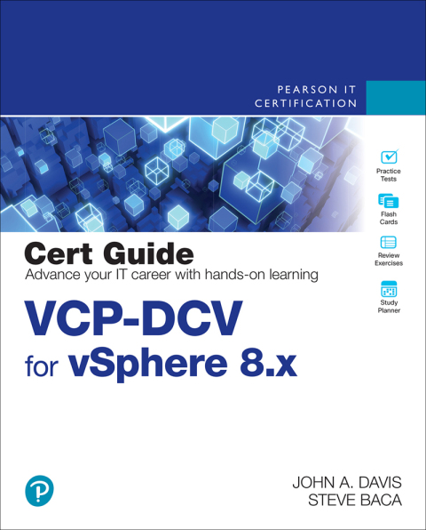 Cover image for book VCP-DCV for vSphere 8.x Cert Guide