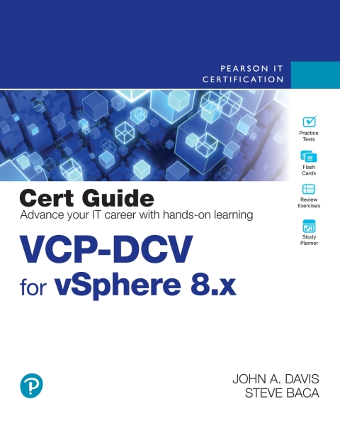 Cover image for book VCP-DCV for vSphere 8.x Cert Guide