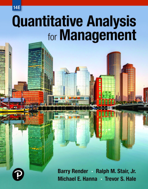 Cover image for book Quantitative Analysis for Management (Pearson+)