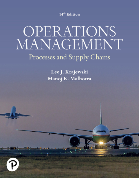 Cover image for book Operations Management: Processes and Supply Chains (Pearson+)