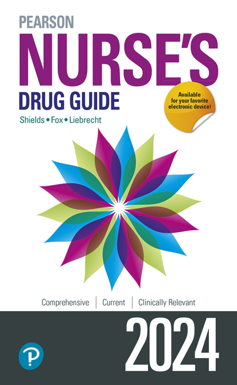 Cover image for book Pearson Nurse's Drug Guide 2024 (Pearson+)