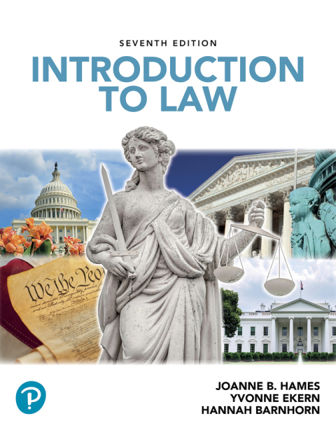 Cover image for book Introduction to Law (Pearson+)