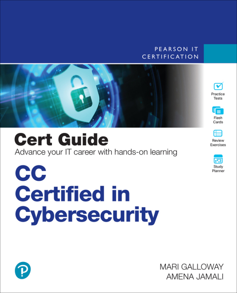 Cover image for book CC Certified in Cybersecurity Cert Guide
