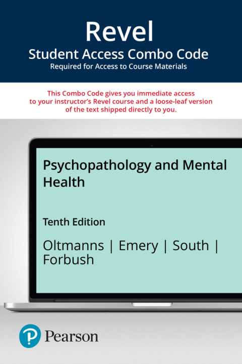 Cover image for book Psychopathology and Mental Health -- Revel + Print Combo Access Code