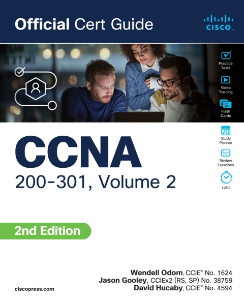 Cover image for book CCNA 200-301 Official Cert Guide, Volume 2