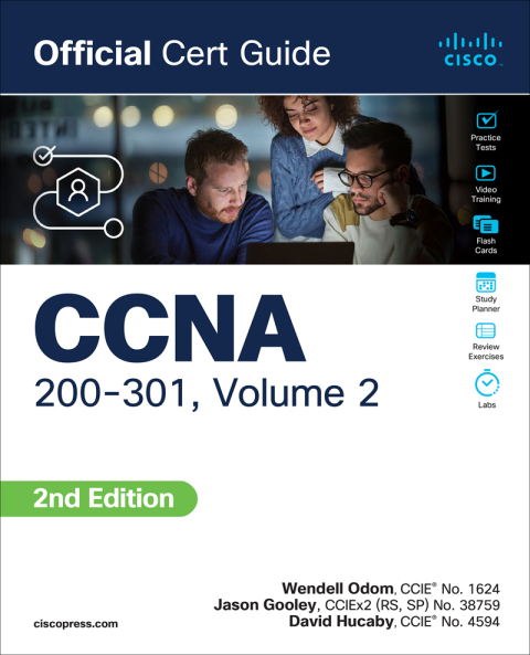Cover image for book CCNA 200-301 Official Cert Guide, Volume 2
