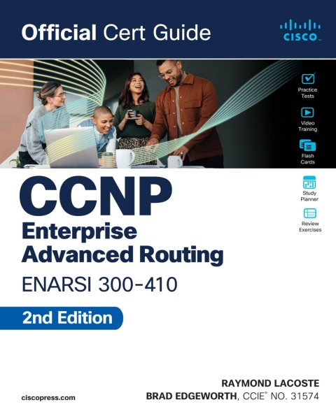 Cover image for book CCNP Enterprise Advanced Routing ENARSI 300-410 Official Cert Guide
