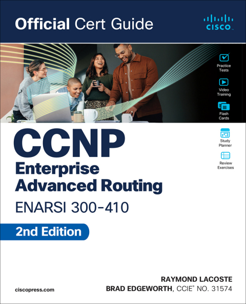 Cover image for book CCNP Enterprise Advanced Routing ENARSI 300-410 Official Cert Guide