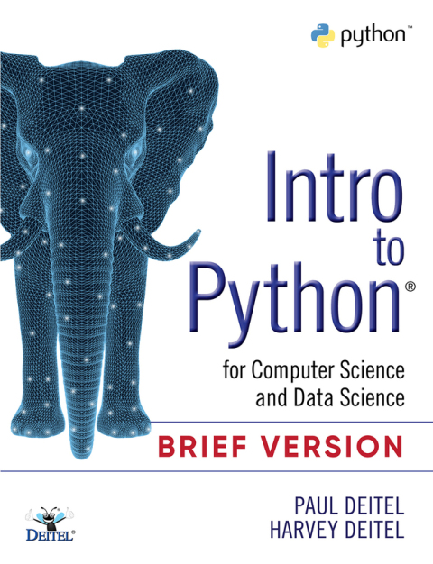 Cover image for book Intro to Python for Computer Science and Data Science (Brief Version) -- Revel Access Code