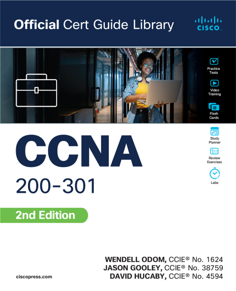 Cover image for book CCNA 200-301 Official Cert Guide Library