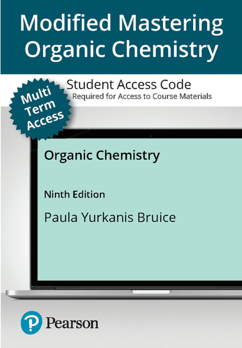 Cover image for book Mastering Chemistry with Pearson eText (up to 24 months) Access Code for Organic Chemistry