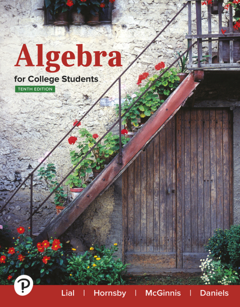 Cover image for book Algebra for College Students (Pearson+)