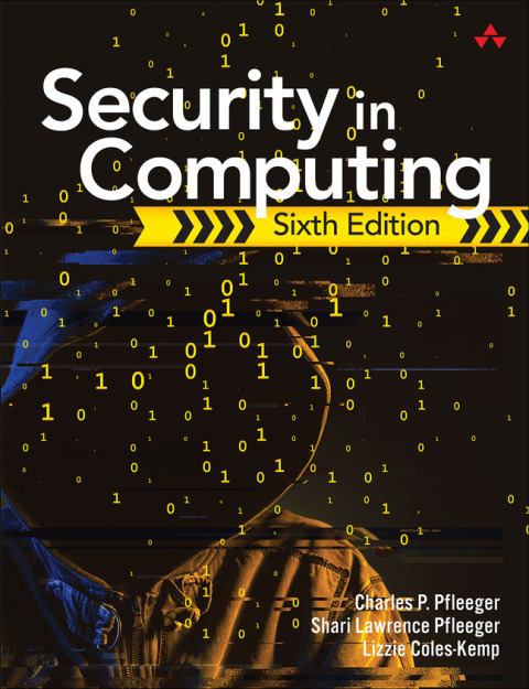 Cover image for book Security in Computing (Pearson+)