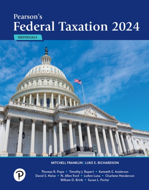 Cover image for book Pearson's Federal Taxation 2024 Individuals