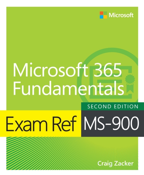 Cover image for book Exam Ref MS-900 Microsoft 365 Fundamentals