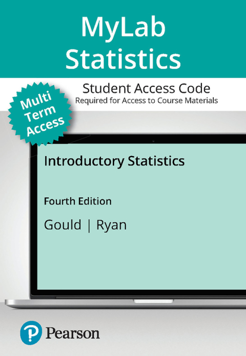 Cover image for book MyLab Statistics with Pearson eText (up to 24 months) Access Code for Introductory Statistics