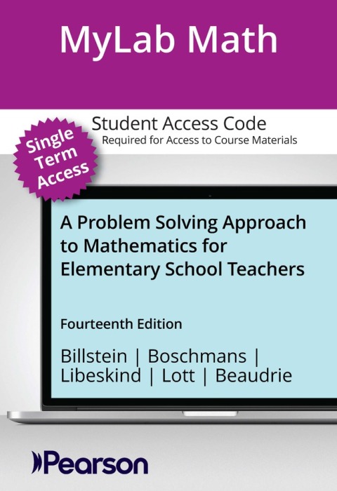 Mylab Math Problem Solving Approach 14 E (Inclusice Access)