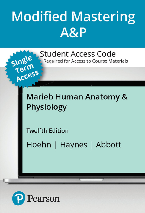 Mastering A And P With Pearson Etext Up To 18 Weeks Access Code For Marieb Human Anatomy And Physiology