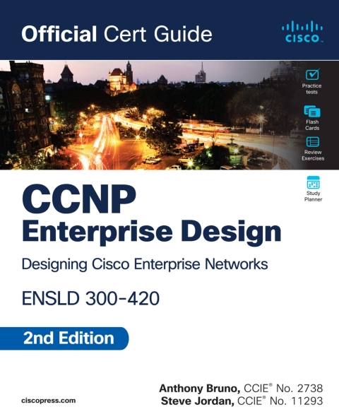Cover image for book CCNP Enterprise Design ENSLD 300-420 Official Cert Guide