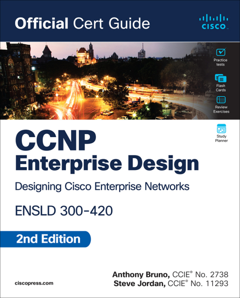 Cover image for book CCNP Enterprise Design ENSLD 300-420 Official Cert Guide