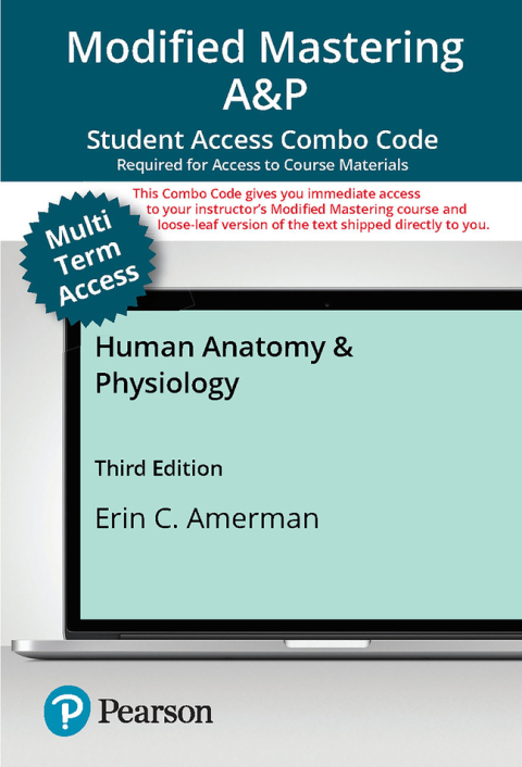 Cover image for book Mastering A&P with Pearson eText (up to 24 months) + Print Combo Access Code for Human Anatomy & Physiology