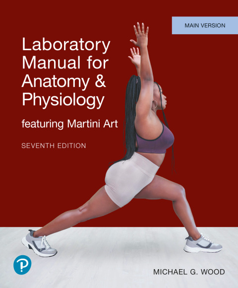 Cover image for book Laboratory Manual for Anatomy & Physiology featuring Martini Art, Main Version