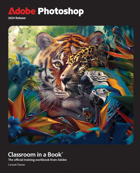 Cover image for book Adobe Photoshop Classroom in a Book (2024 Release)