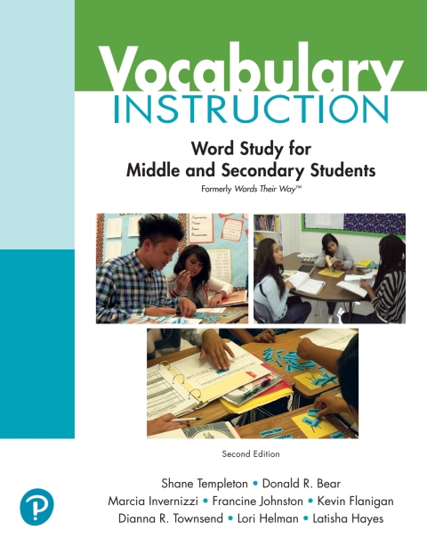Cover image for book Vocabulary Instruction: Word Study for Middle and Secondary Students