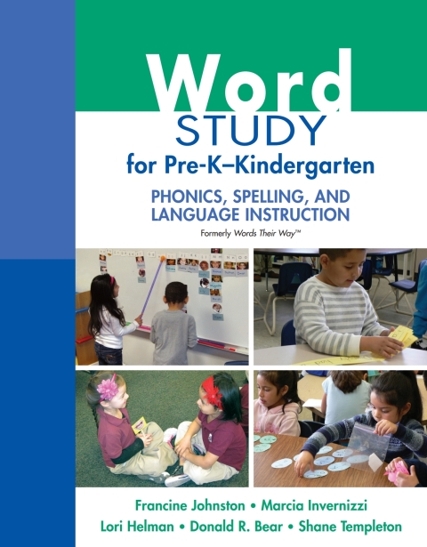 Cover image for book Word Study for Pre-K-Kindergarten